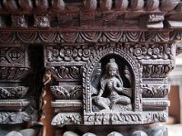 Religous Sculture on Temple Columns